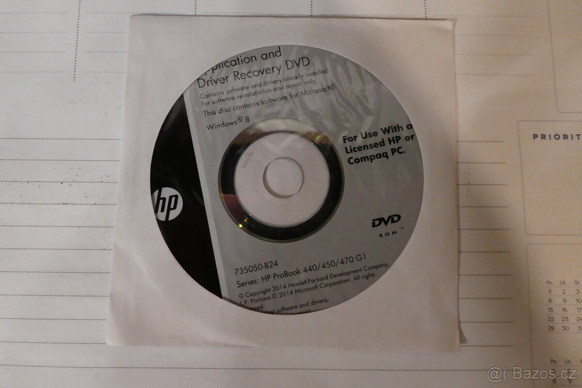 recovery disky NTB HP - 4