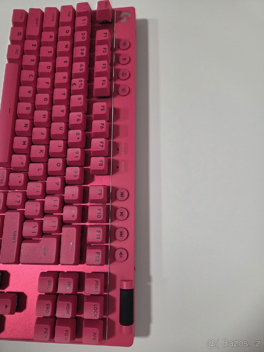Klávesnice Logitech Gaming G Pro X TKL Lightspeed - růžová - 4