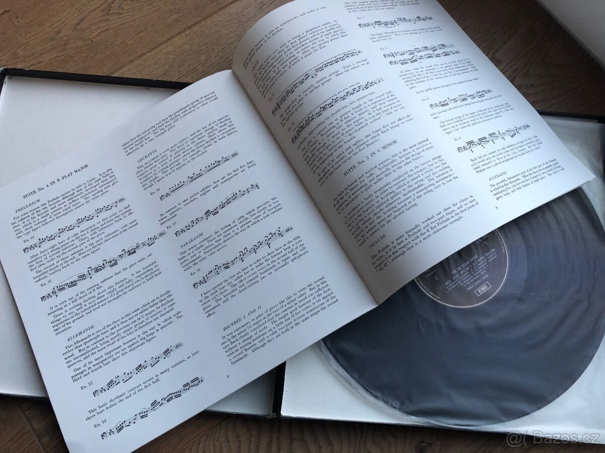 PABLO CASALS J.S BACH THE SIX CELLO SUITES - SOLO - 3 x LP - 4