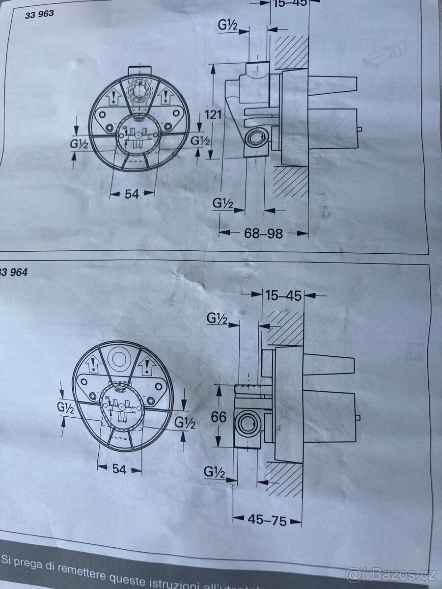 Podomitkova teleso Grohe - 4
