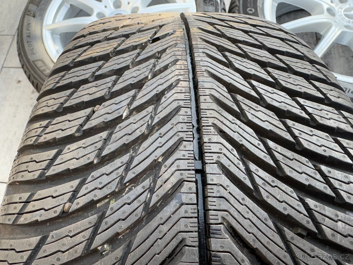 Originál alu kola Mercedes 5x112 R17 zimní zánovní - 4