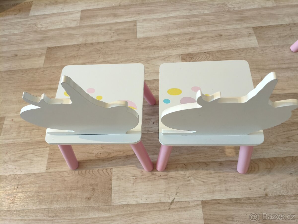 Dětské židličky a stolek - 4