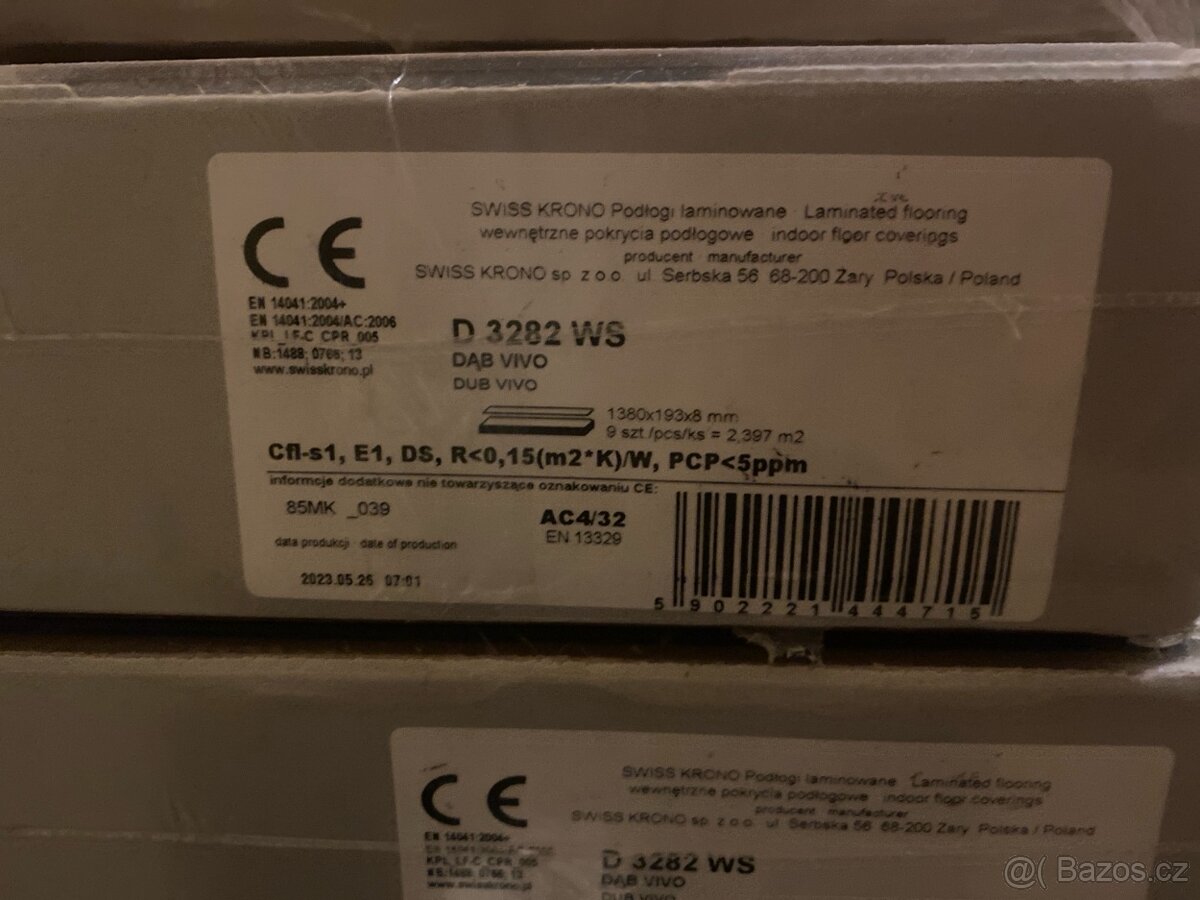 Laminátová podlaha Swiss Krono – Dub Vivo (10,8 m²) – Nová - 4