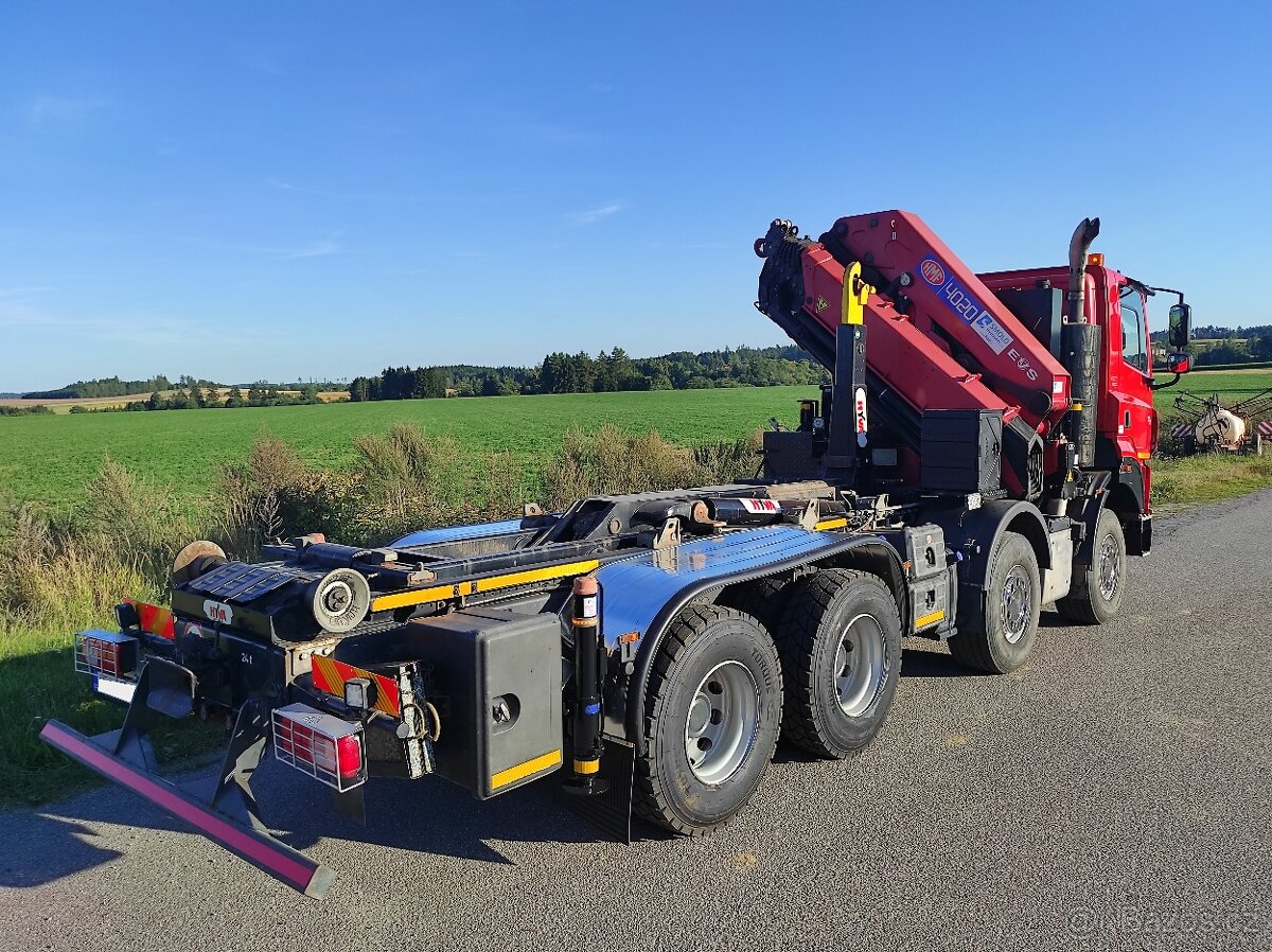 TATRA Phoenix 8x6 - nosič kontejnerů + SILNÁ hydraul. ruka - 4