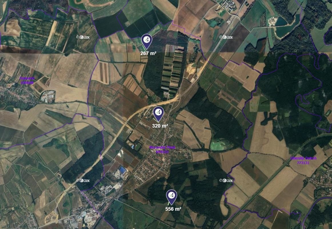 Prodej podílu 1/2 pole 571 m², Moravský Písek - 4