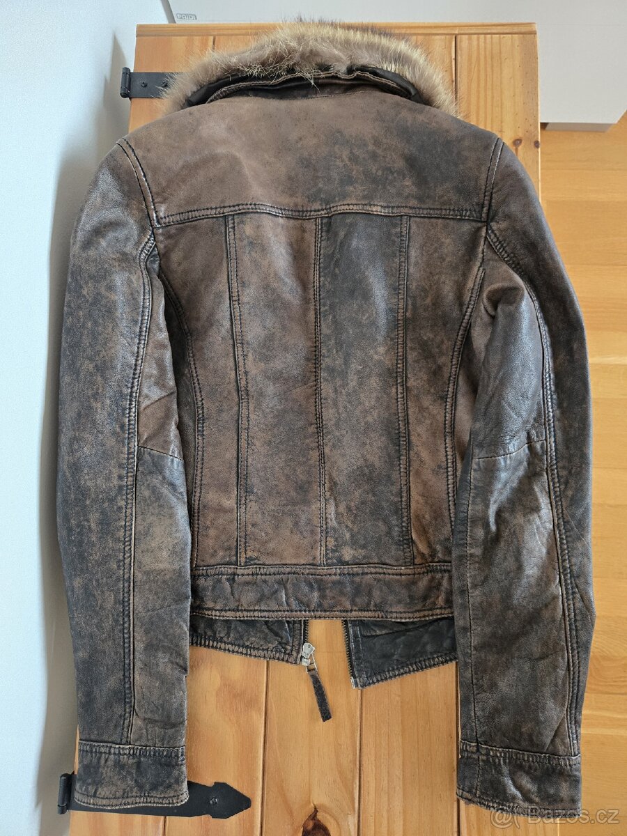 Dámská značková Kožená bunda - 4