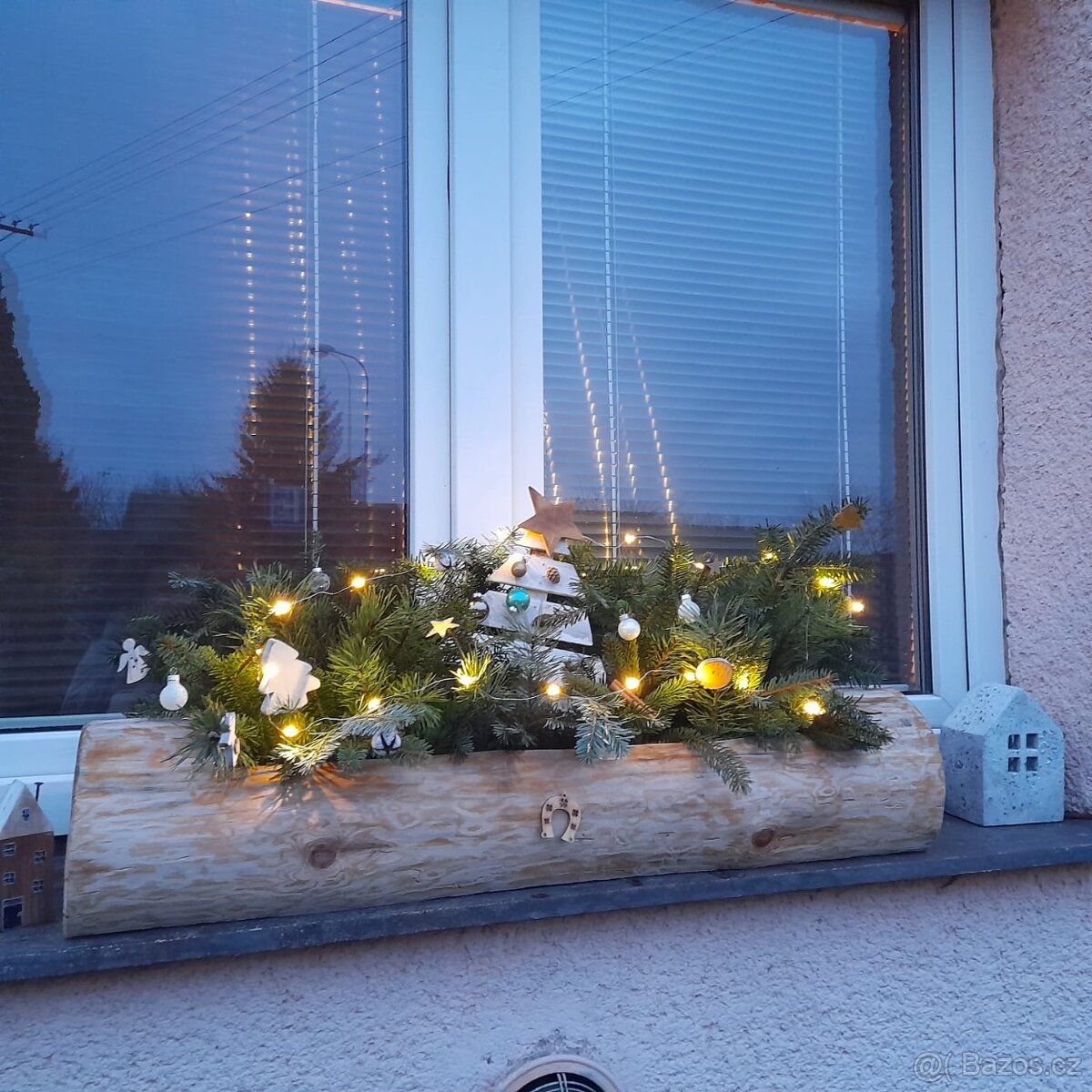 Dřevěný květináč - 4