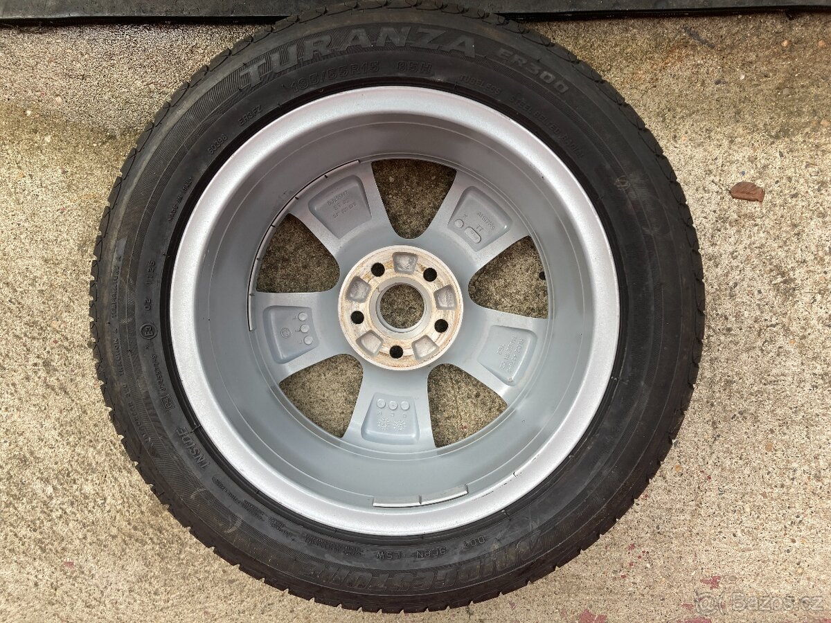 Rezervní kolo ALU Škoda – top stav - 4