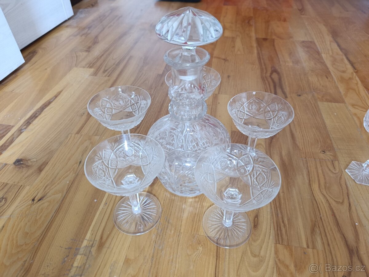 Karafy + sklenky - 4