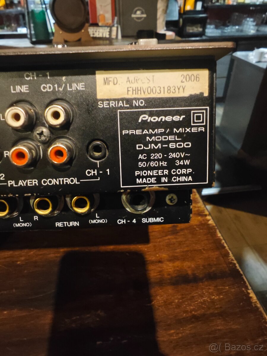 Pioneer DJM 600. Top Stav - 4