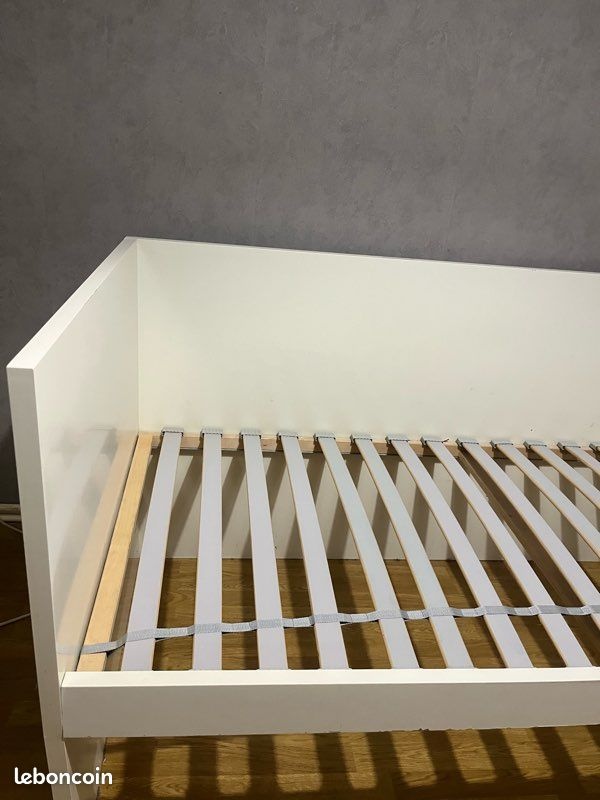 Jednolůžková postel IKEA FLAXA (90x200 cm) – bílá - 4