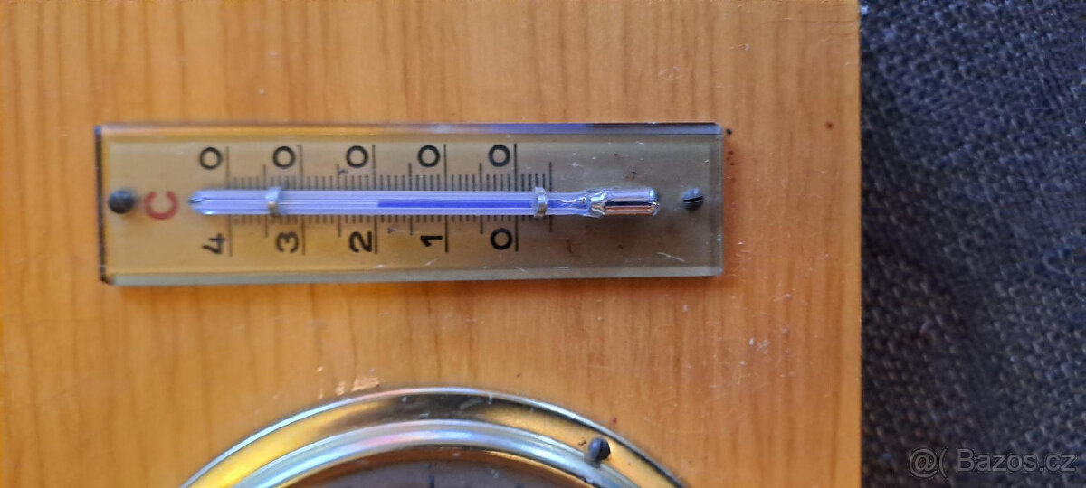 Prodám barometr s teploměrem - 4