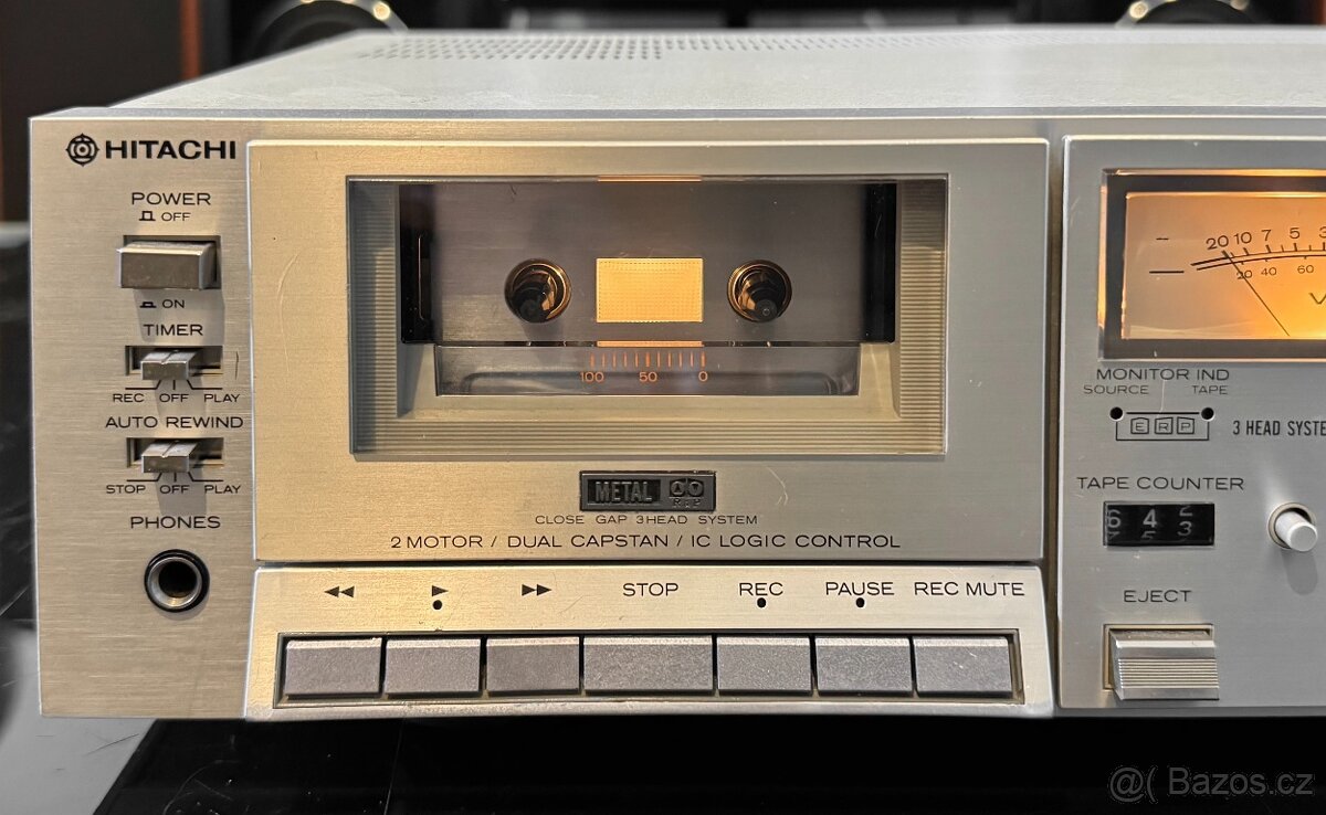 Hitachi D-90S kazetový magnetofon - 4