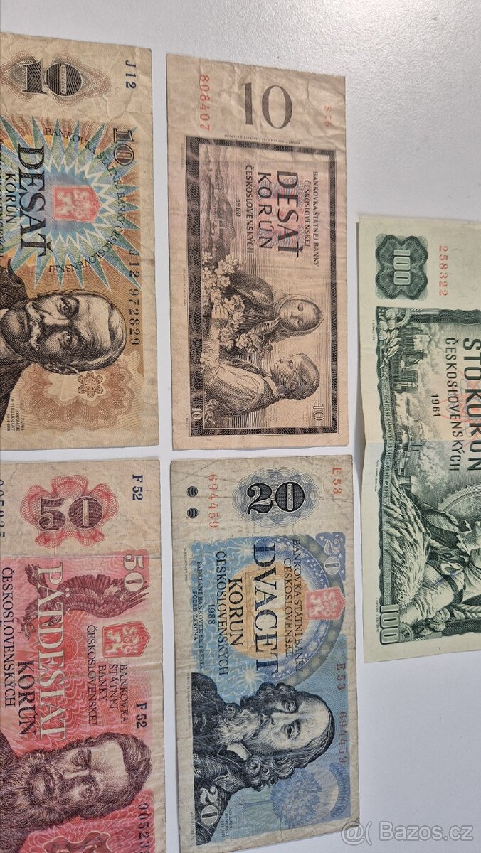 ČSSR státovky, konvolut - 4