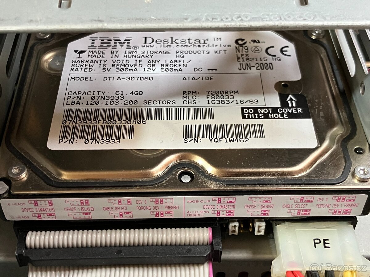 RETRO INTEL PENTIUM 75Mhz, 8 MB RAM, 1MB VGA, 60GB HDD, - 4