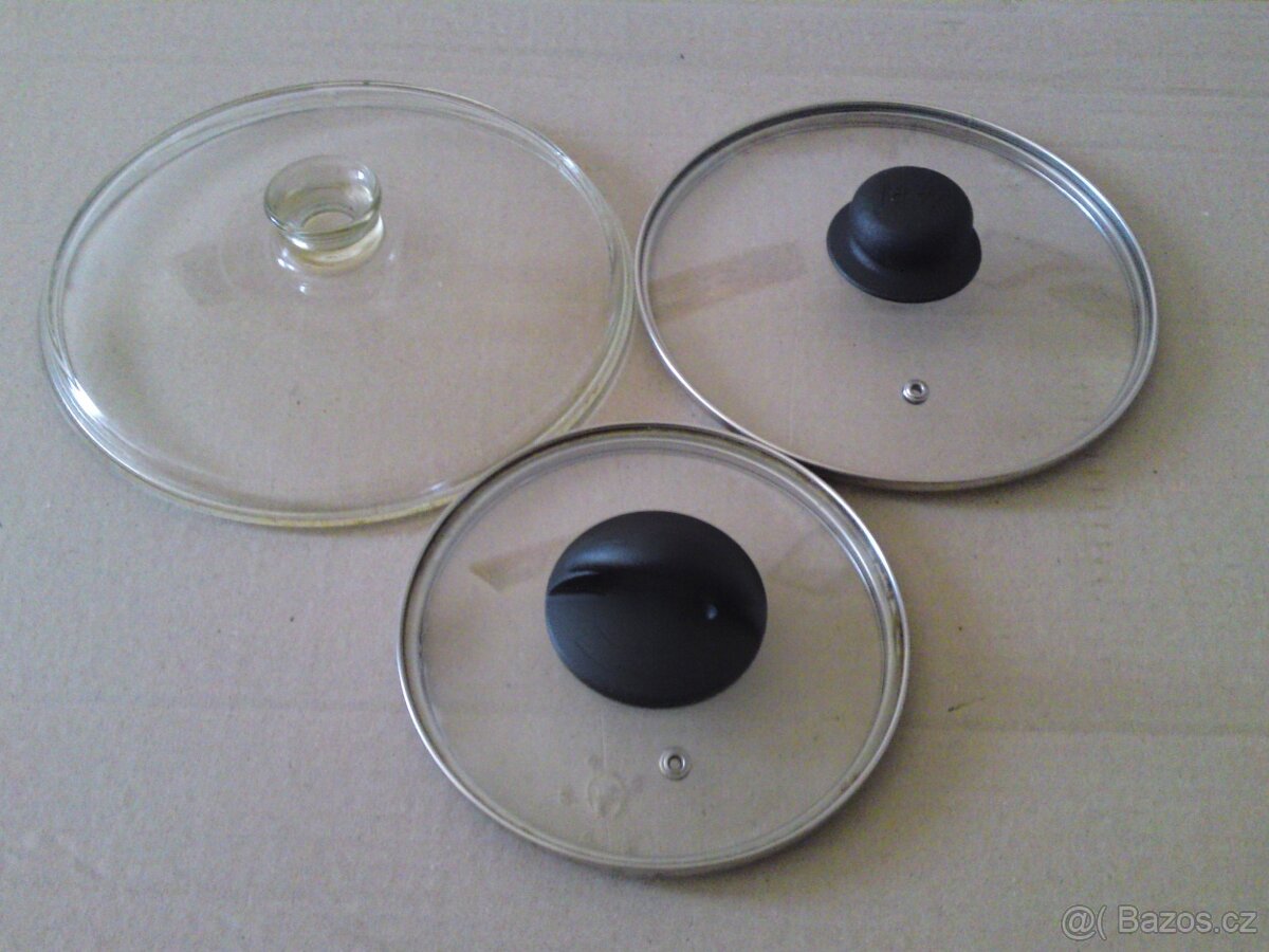 Skleněné poklice na hrnce - 4