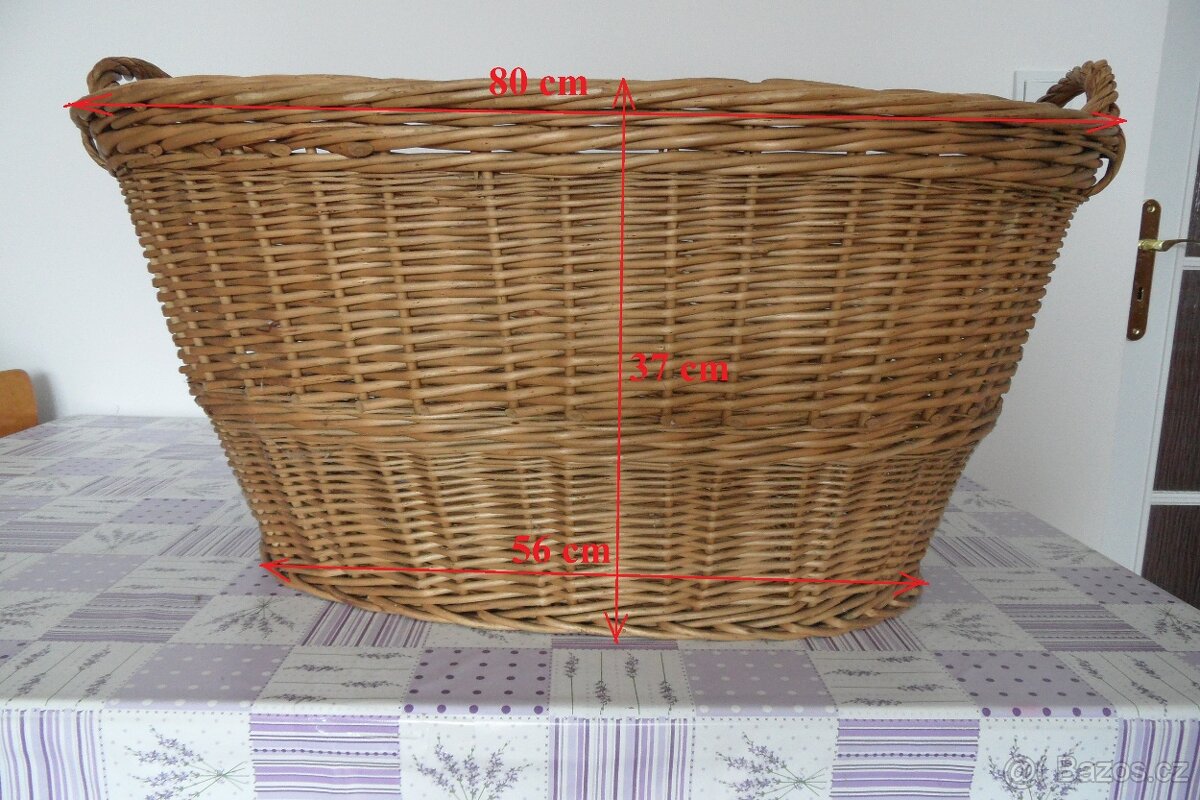 Proutěný koš na prádlo - 4