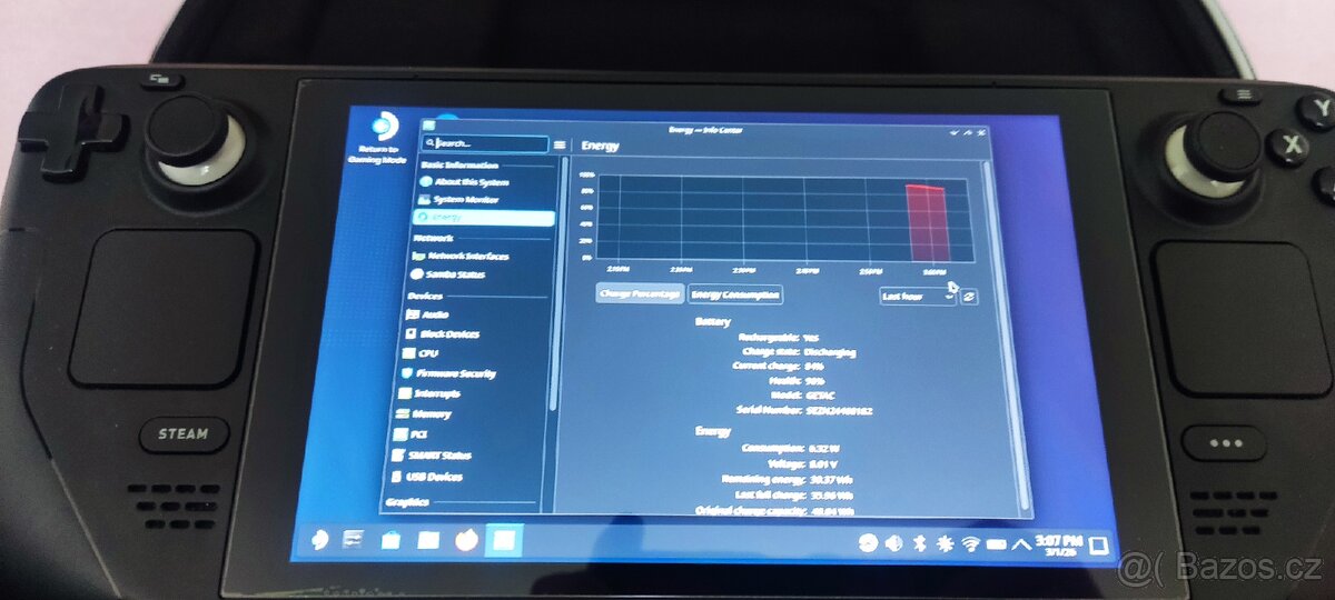 Steam Deck LCD 512 GB+Hall joysticky+JSAUX kryt - 4