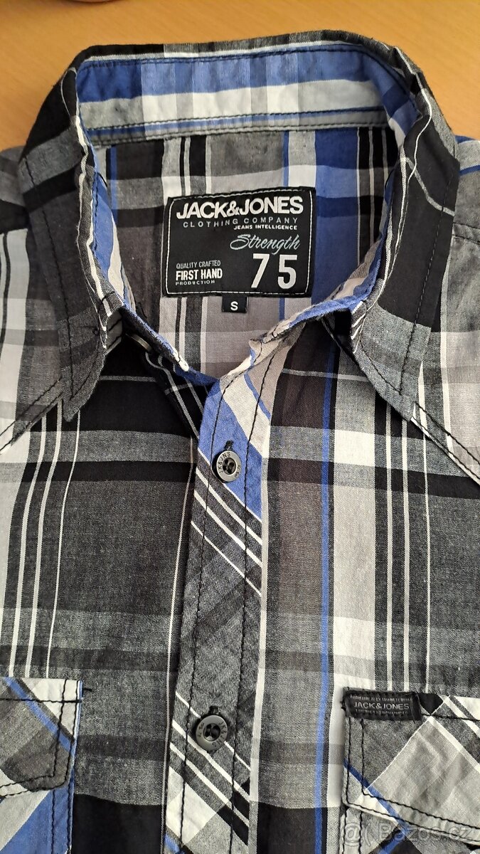 Pánská kostkovaná košile Jac&kJones/S/2x50cm - 4