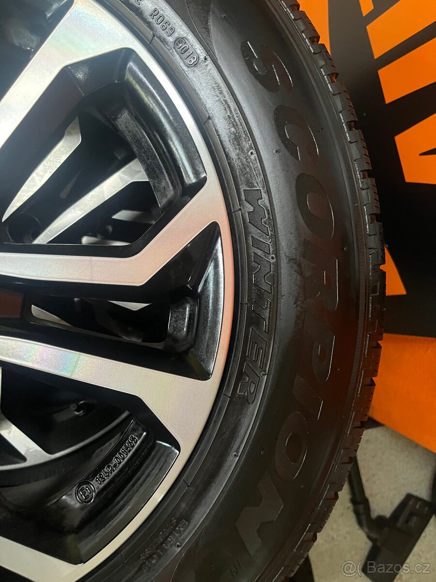 4x disk 17 s zimní gumou pirelli na Range Rover Evoque