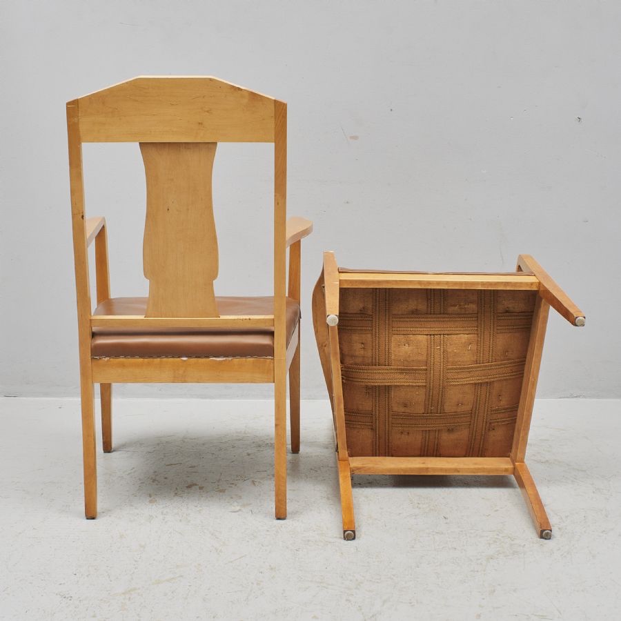 2 x kreslo dub 1930 - AKCE - 4