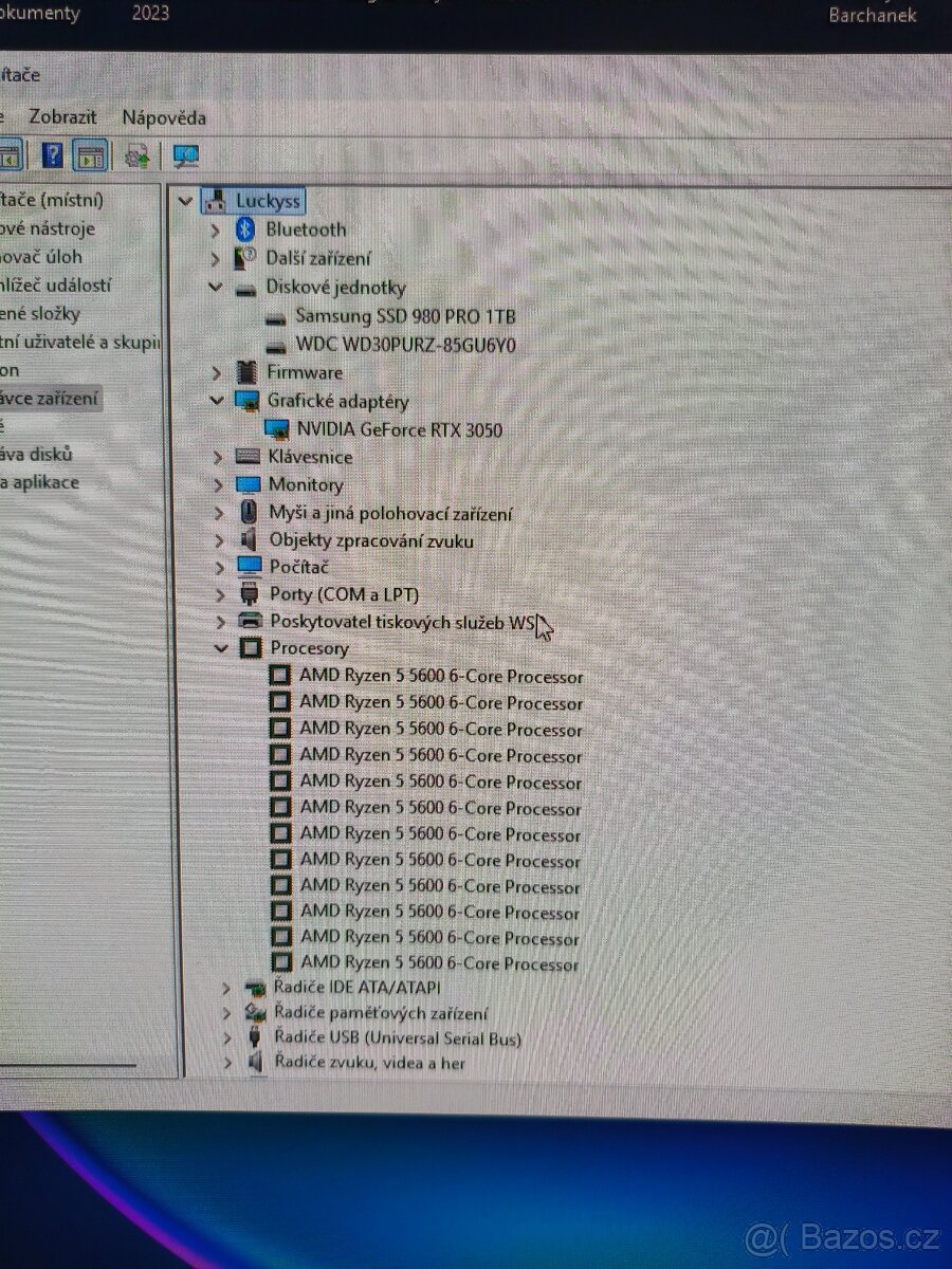 Herní PC – Ryzen 5 5600 / RTX 3050 / 32 GB RAM / 1 TB NVMe - 4