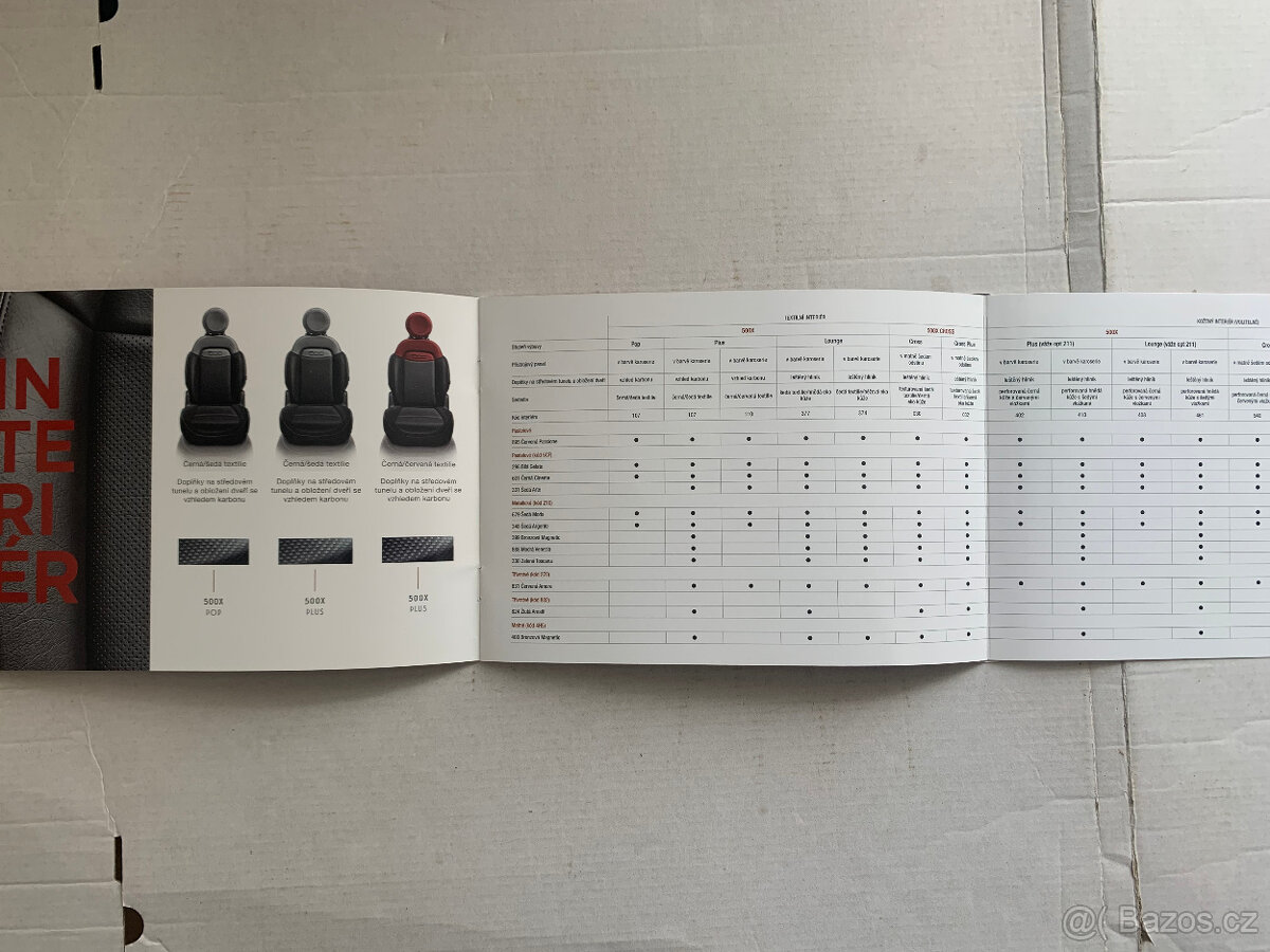 Prospekt FIAT 500X v deskách - 4