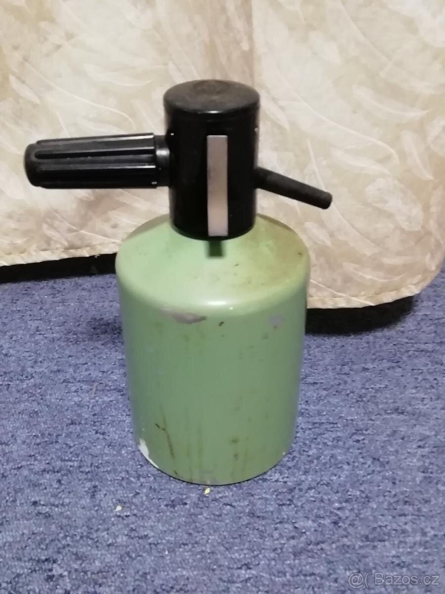 2x Retro hliníková sifonová láhev + sifonové bombičky - 4