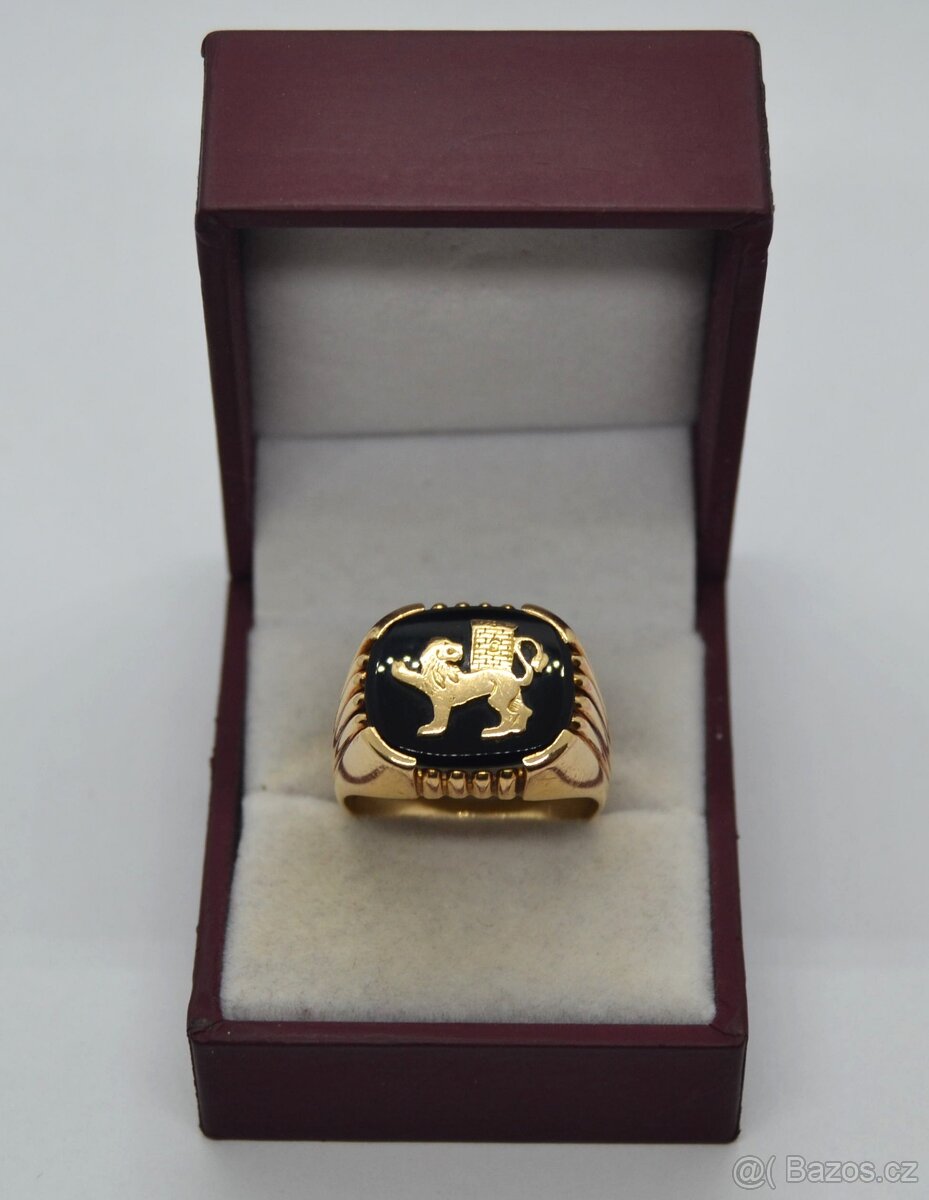 Zlatý pánský prsten - 4
