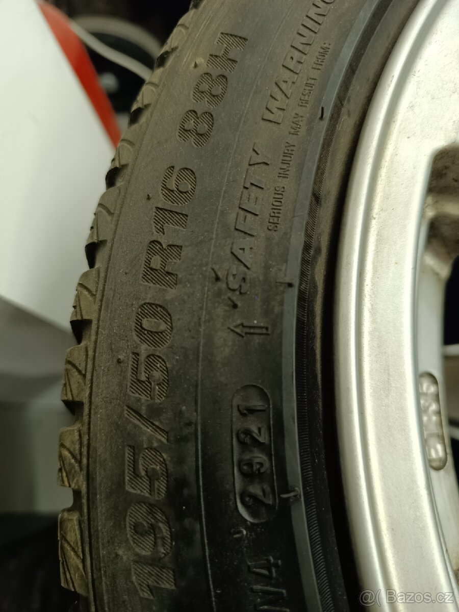 5x100 Alu 16" zimni pneu fabia 3 , rapid , A1 - 4