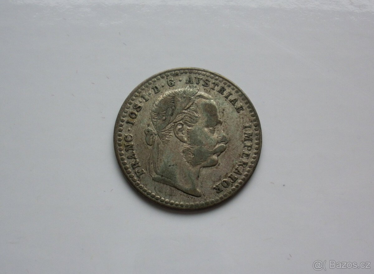 Stříbrný 10 Krejcar 1872 - 4