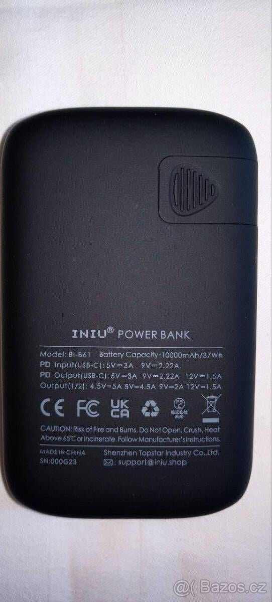 Powerbanka INIU BI-B61 černá 10000mAh - 4