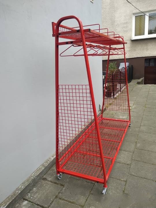 Mobilní stojan pro hasiče / Regál do hasičské šatny - 4