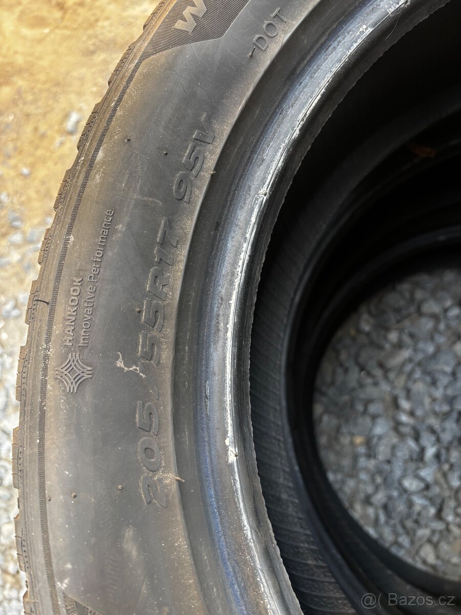 Zimní pneu 205/55/17 hankook - 4
