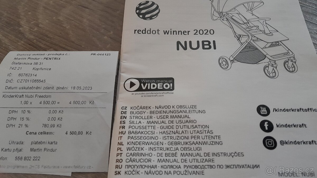 Sportovní kočárek, golfáč - 4