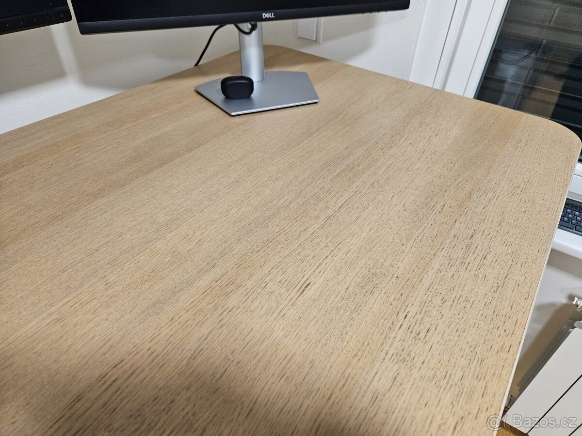 IKEA Bekant – elektrický polohovateľný stôl 160×80 cm (biela - 4