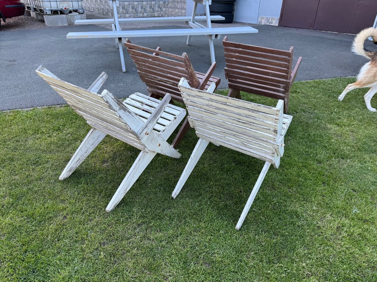 Zahradní židle rozkládací - 4