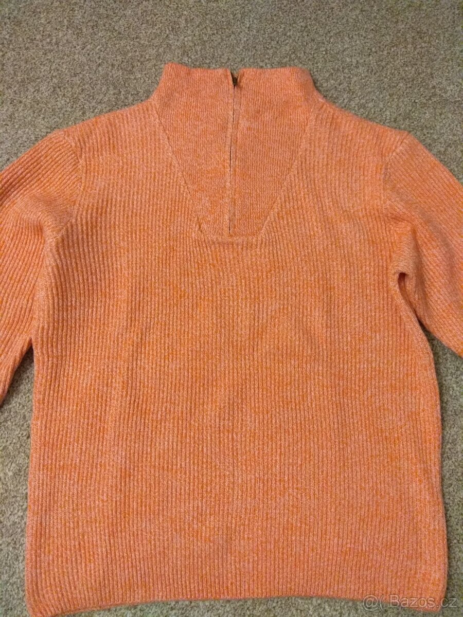 Nový unisex rolák Bonprix - L, lososová barva - 4