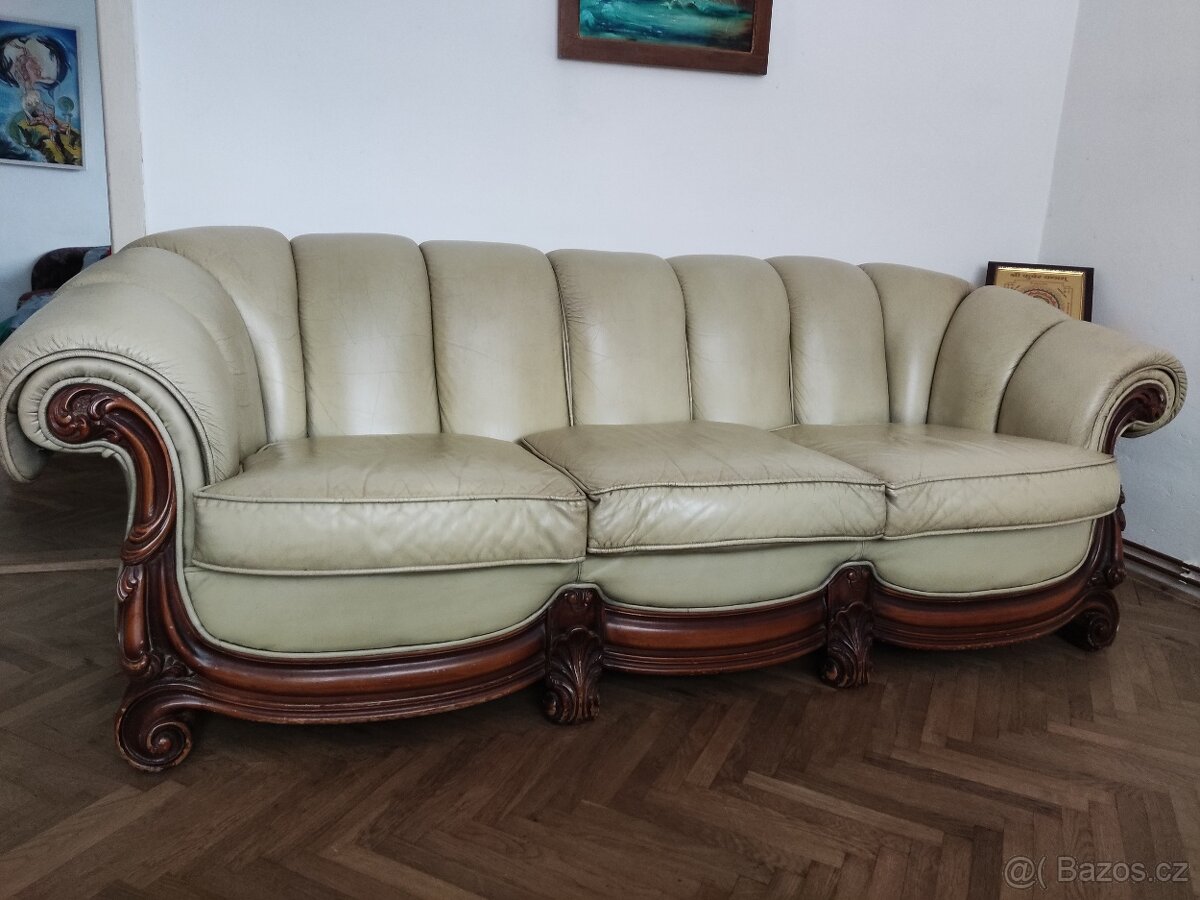 LUXUSNÍ ĶOŽENA SEDAČKA - 4