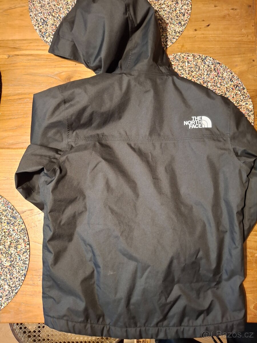 NORTH FACE cerna nepromokava bunda s kapuci - 4