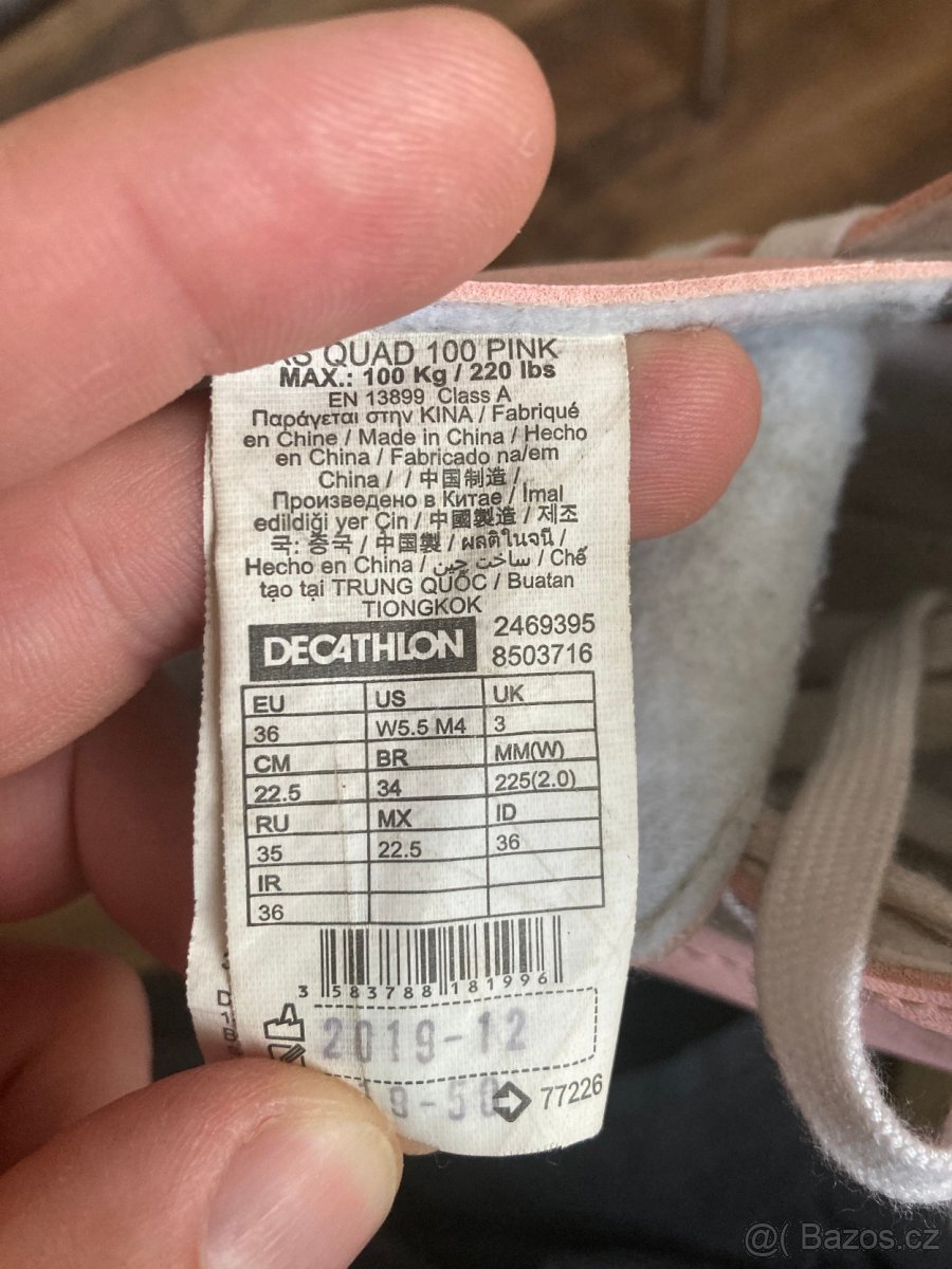 DÍVČÍ KOLEČKOVÉ BRUSLE QUAD - 4