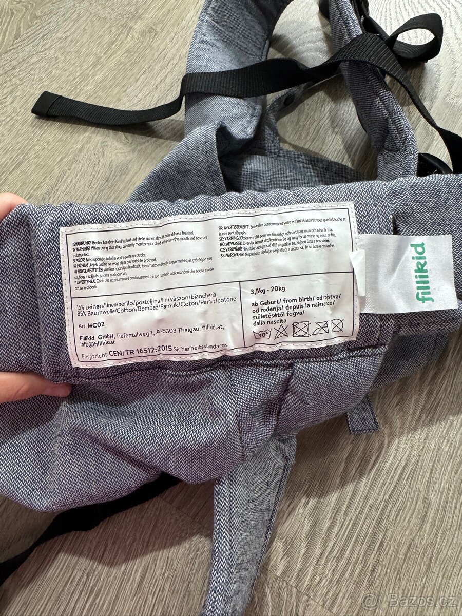 Nosítko pro dítě Fillikid Nosítko Natural - 4