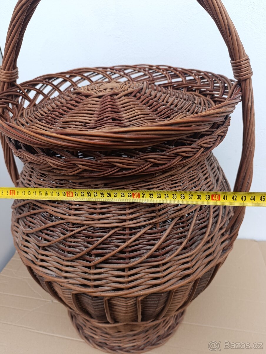 Velký proutěný koš - 4