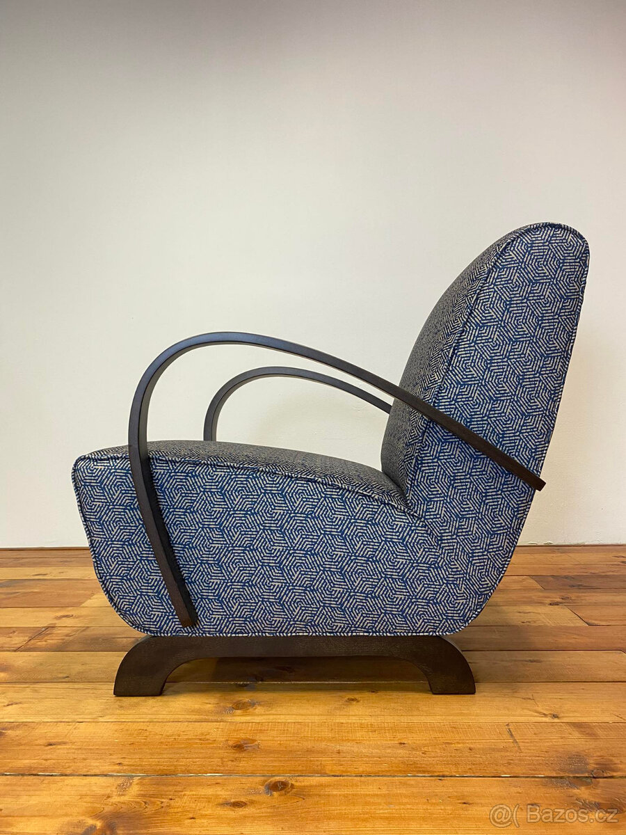 Krásné křeslo Halabala po kompletní renovaci - 1 kus - 4