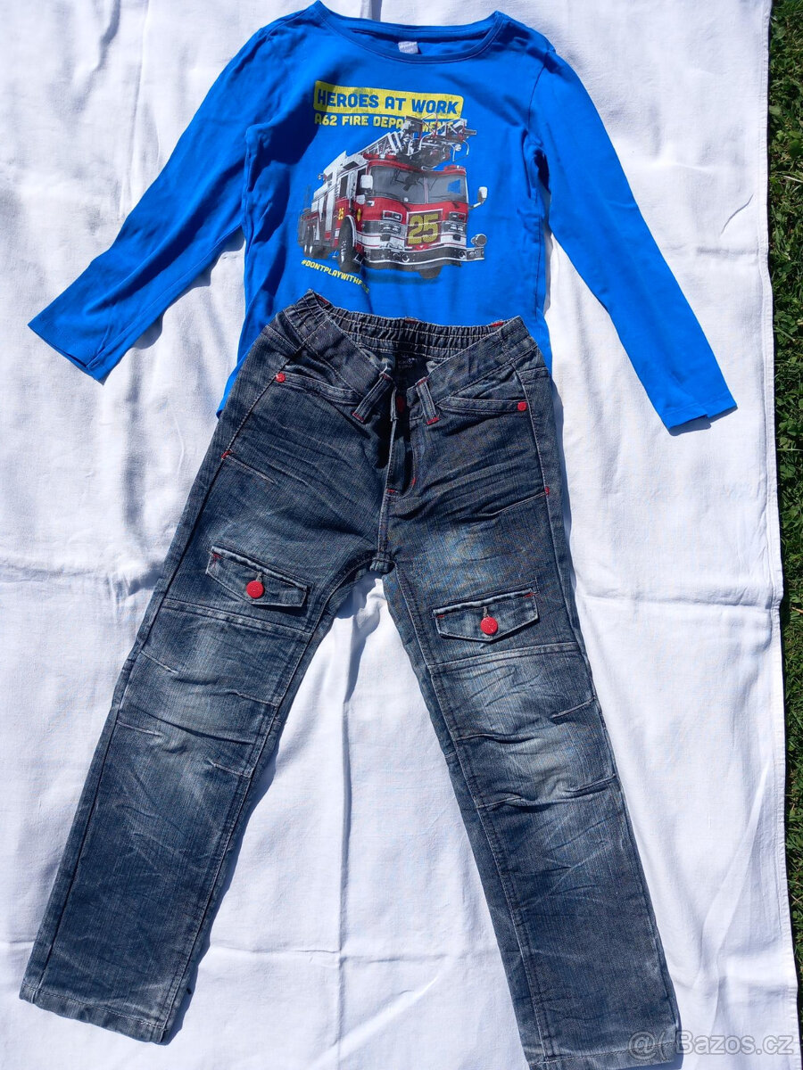 dětské oblečení - komplet 22 ks - vel. 122 - 4