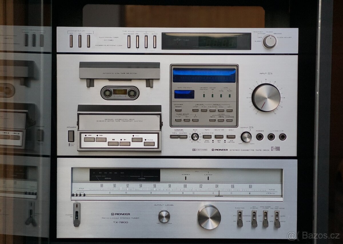 PIONEER CT F 900, PIONEER TX 7800 a PIONEER DT 540 - 4