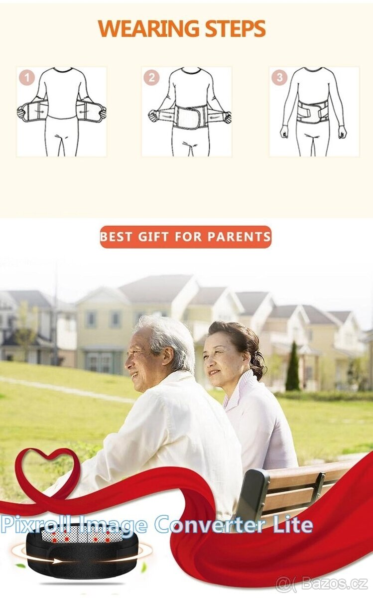 MAGNETICKÝ ORTOPEDICKÝ BEDERNÍ PÁS - 4