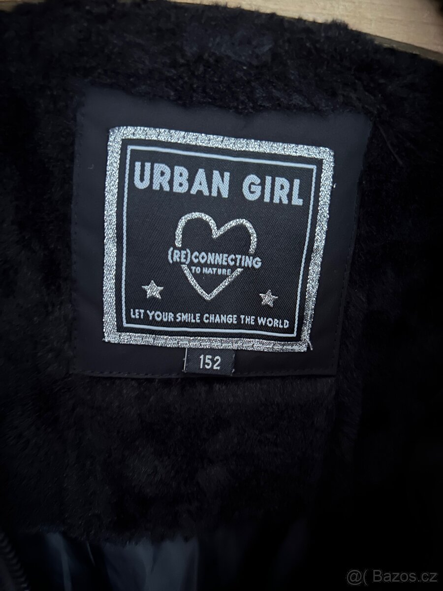 Dívčí zimní bunda vel. 152 - 4