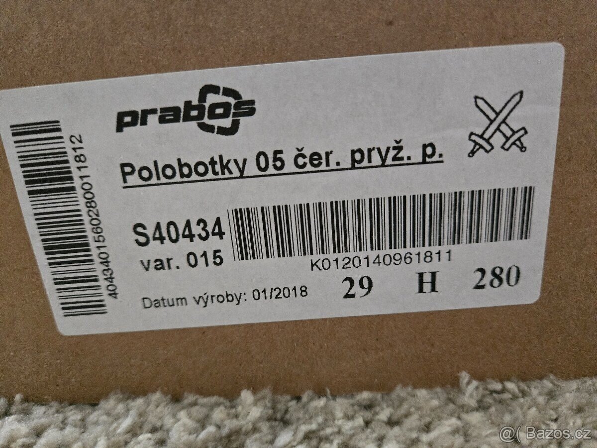 Vojenské polobotky Prabos - Nepoužité - 4