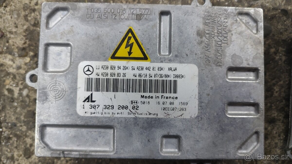 Řídicí jednotka RJ xenonu xenon (startér, balast, led)
